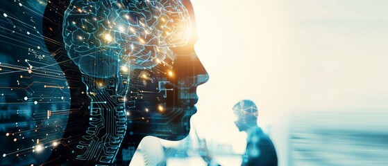 Connecting the Mind: A Fusion of Human Intellect and Artificial Intelligence in a Creative Collage