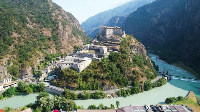 Il forte di Bard in Valle d'Aosta