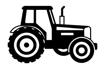 tractor isolated on a white background