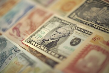 Fototapeta premium Global Currency Assortment