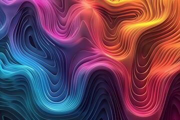 Fototapeta premium abstract background with waves
