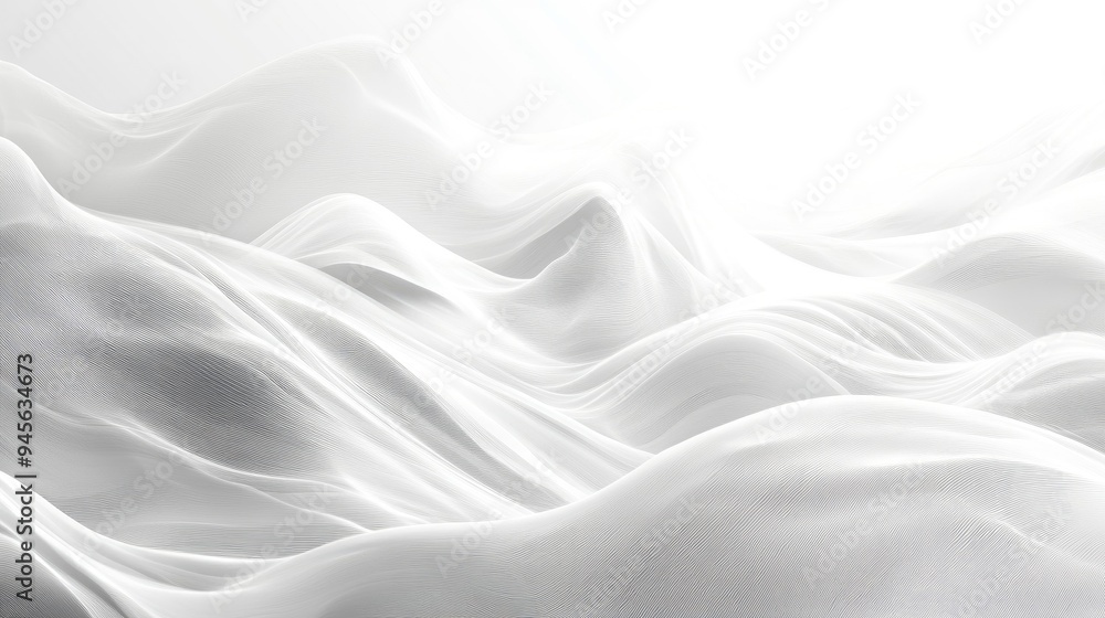 Poster abstract white and grey flowing wave background creative graphic design for web use contemporary sty