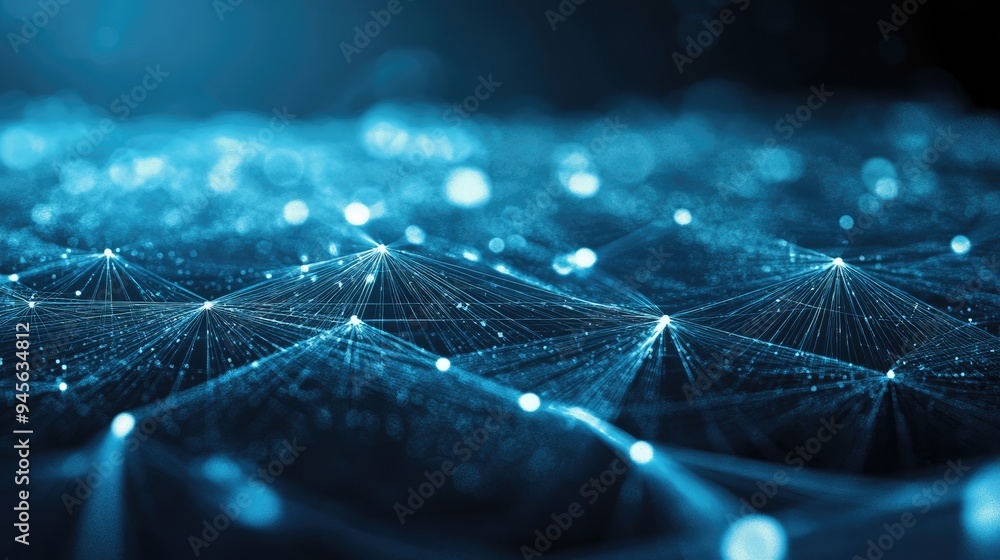 Poster background showcasing modern connection technologies in a mixed media format