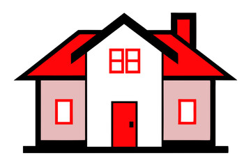 Stylish House Vector Graphics for Architecture and Home Projects