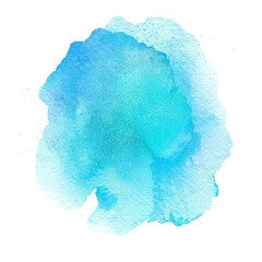 PNG Clean light blue glitter water art turquoise.