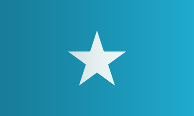 National flag of Somalia. Country identity