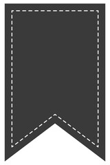 Bookmark vector icon isolated on white background.