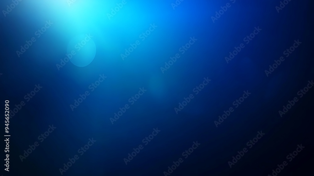 Poster a smooth gradient background from deep blue to light blue, with a large empty space in the center fo