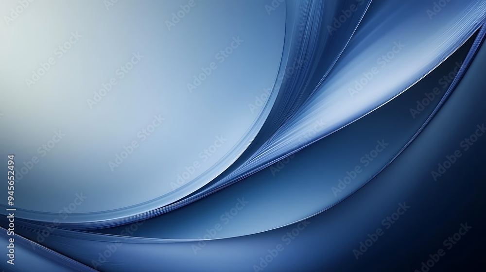 Poster a smooth gradient background from deep blue to light blue, with a large empty space in the center fo