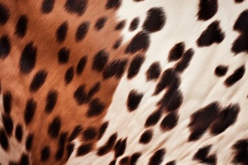 Cow skin wildlife leopard animal.