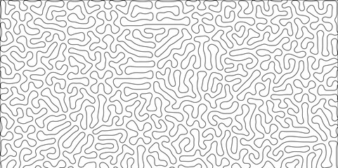 Abstract seamless turing pattern minimal organic geometric white background. black stock line abstract pattern Transparent monochrome striped texture, seamless pattern, modern stylish texture.