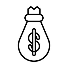 Money Bag line icon