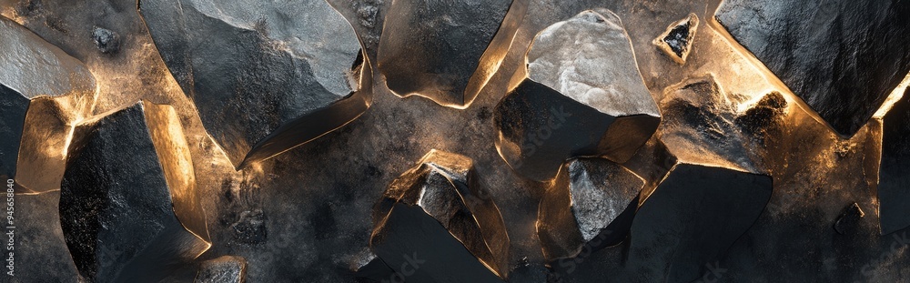 Aufkleber elegant abstract background featuring metallic elements and textures resembling stone marble and gra