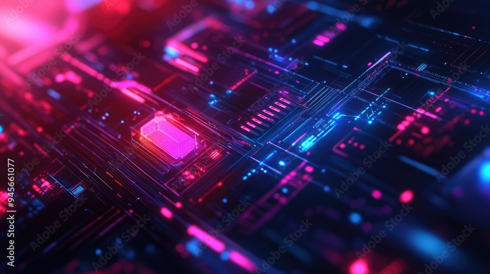 Aufkleber a dynamic abstract cybersport background with glowing digital elements and a high-tech vibe, ideal f