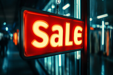 An abstract digital background banner featuring the word "sale" isolated in the cente