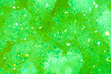 Amethyst purple crystals. Gems. Mineral crystals in the natural environment. Texture of precious...