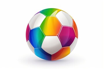 Obraz premium A Soccer ball icon football soccer sphere.