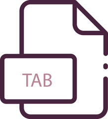 TAB ip file icon