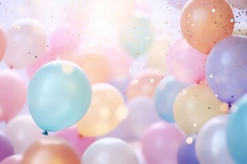 Balloonsbokeh effect background backgrounds celebration anniversary.