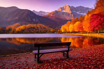 autumn in the mountains
