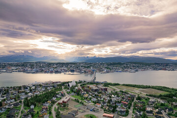 Tromso view from Tromdalen