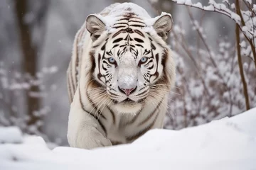 White tiger wildlife animal mammal.