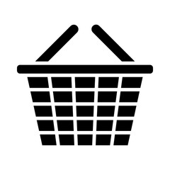 Shopping Basket glyph icon