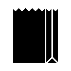 Grocery Bag glyph icon