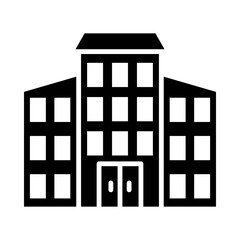 Shopping Mall glyph icon