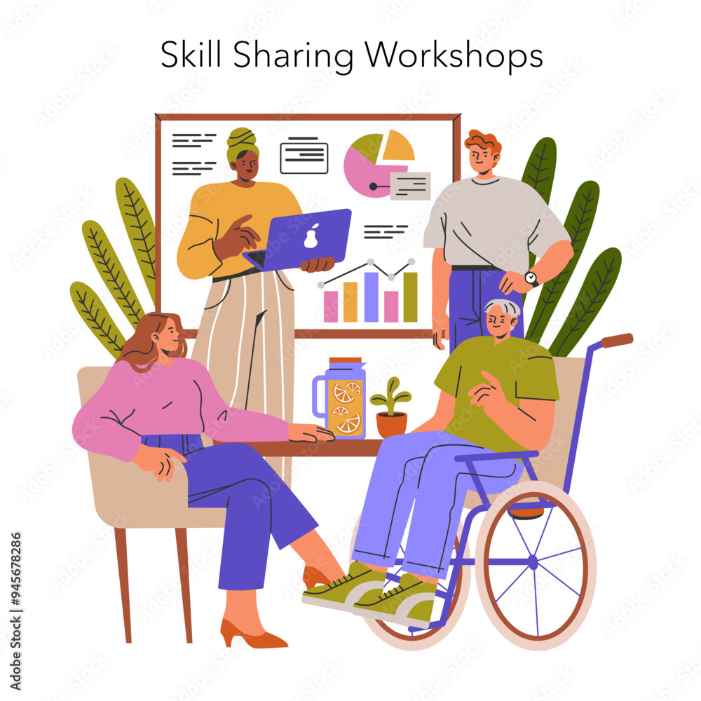 Aufkleber participatory and engaging skill sharing workshops for enhanced collaborative learning experiences