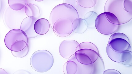 Transparent Overlapping Purple Circles