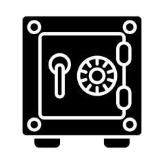 Safe Deposit Box glyph icon