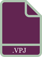 VPJ black & bold outline around fill icon