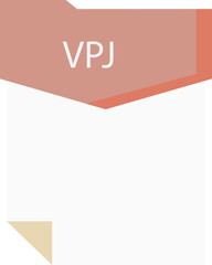 VPJ File format minimal icon