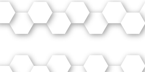 Hexagon white blank background desktop wallpaper abstract 3d vector AI format