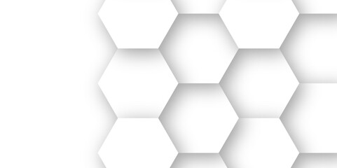 Hexagon white blank background desktop wallpaper abstract 3d vector AI format