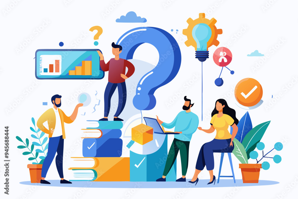 Fototapete q and a, question and answers, faq frequently asked question, information or solution to solve probl