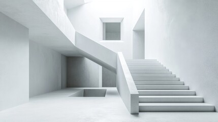 Contemporary Minimalist Architectural Space