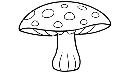 Hand-Drawn Poisonous Mushrooms Vector Illustration: Detailed and Accurate