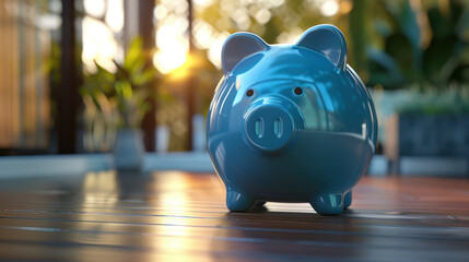 The Blue Piggy Bank