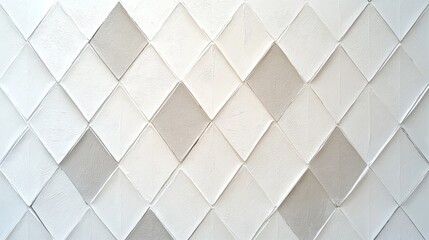 Fototapeta premium Diamond Patterned Abstract Wall