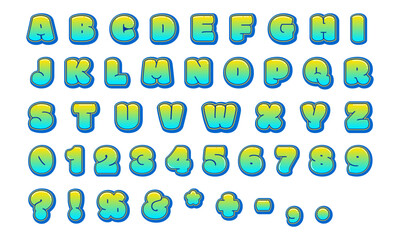 Vector graffiti alphabet set with vibrant, editable letters in funky, glossy styles. Perfect for clip art, placards, titles, and comic designs. Ideal for youth, hip hop, and educational project.