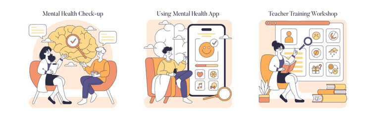 Suicide Prevention Day. Flat Vector Illustration