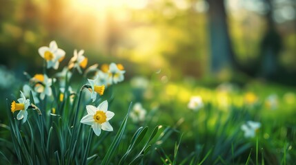 Daffodils in Springtime