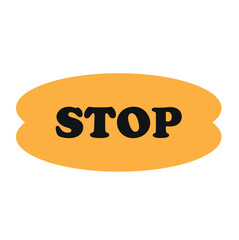 stop stop warning sign, warning sign