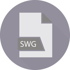 SWG File format icon space in shapes and circular shape outside