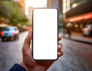 Navigation app on a smartphone screen, illustrating directions, travel, and location services.