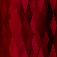 Obraz premium Abstract red diamond pattern with depth and texture.