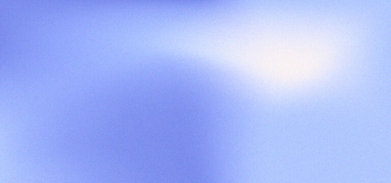 Winter aura gradient background with grain texture. Aesthetic blurry  cover design in pastel blue colors. Vector illustration