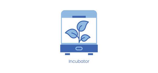 Incubator Vector Icon for Startup and Growth Support